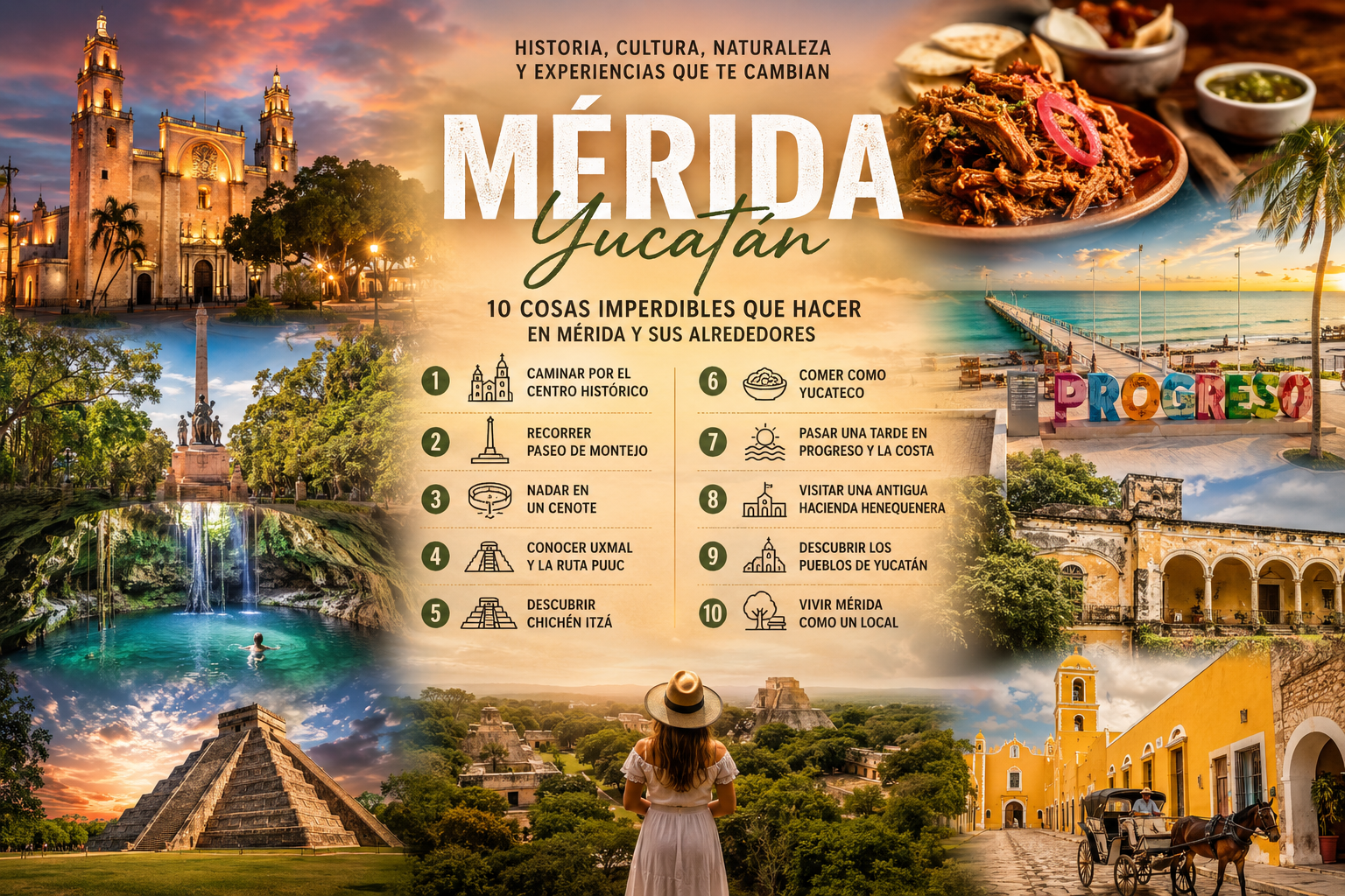 10 cosas imperdibles que hacer cuando visites Mérida y sus alrededores